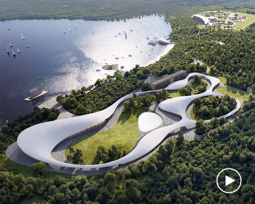 MADMA proposes to unite senezh management lab in russia beneath undulating canopy