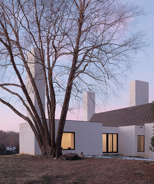 TW ryan architecture's 'three chimney house' echoes colonial design of the american south