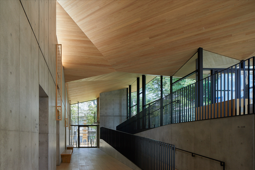 asai architects tops office building of tokyo's kameari katori shrine ...