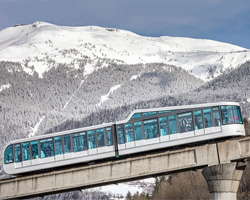 atelier 360's funicular design provides panoramic view of the french alps