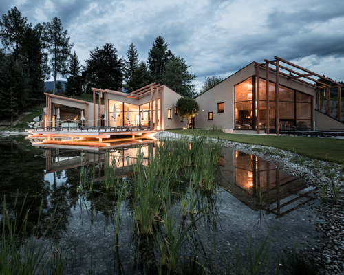 noa* blends green roofs of its hotel seehof into surrounding alpine landscape