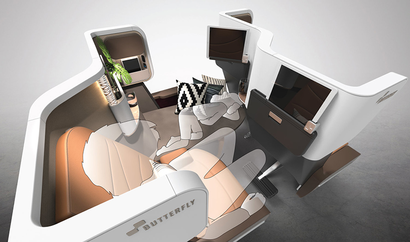 New Butterfly Seat Brings Lie-Flat Flexibility To Single-Aisle Aircraft