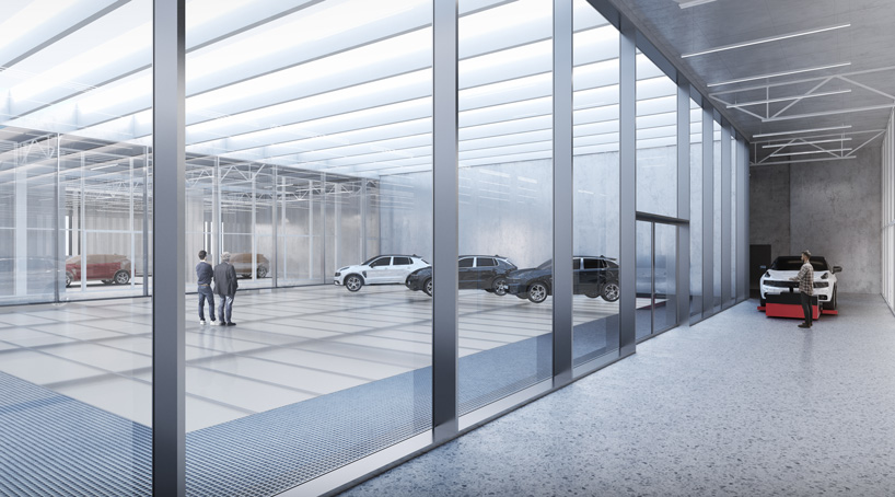 COBE plans design center for global automaker geely in sweden with 'chamber of secrets'