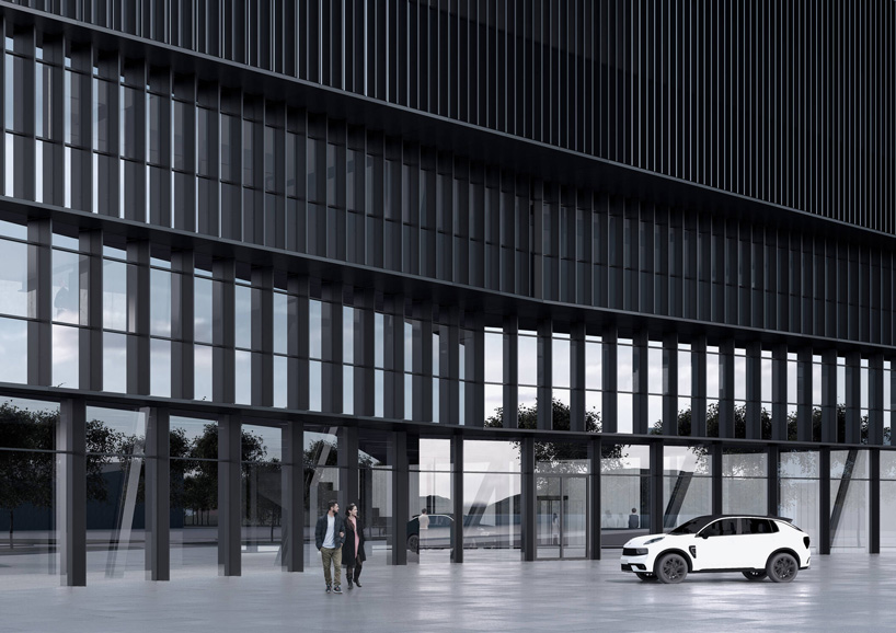 COBE plans design center for global automaker geely in sweden with 'chamber of secrets'