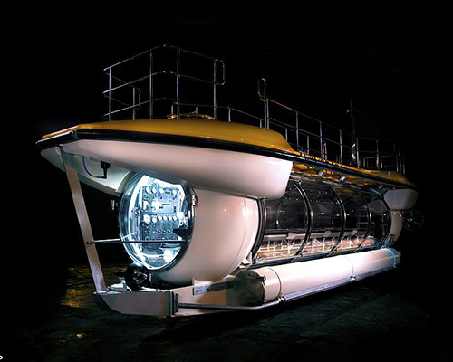this tourist submarine by triton gives visitors panoramic underwater views