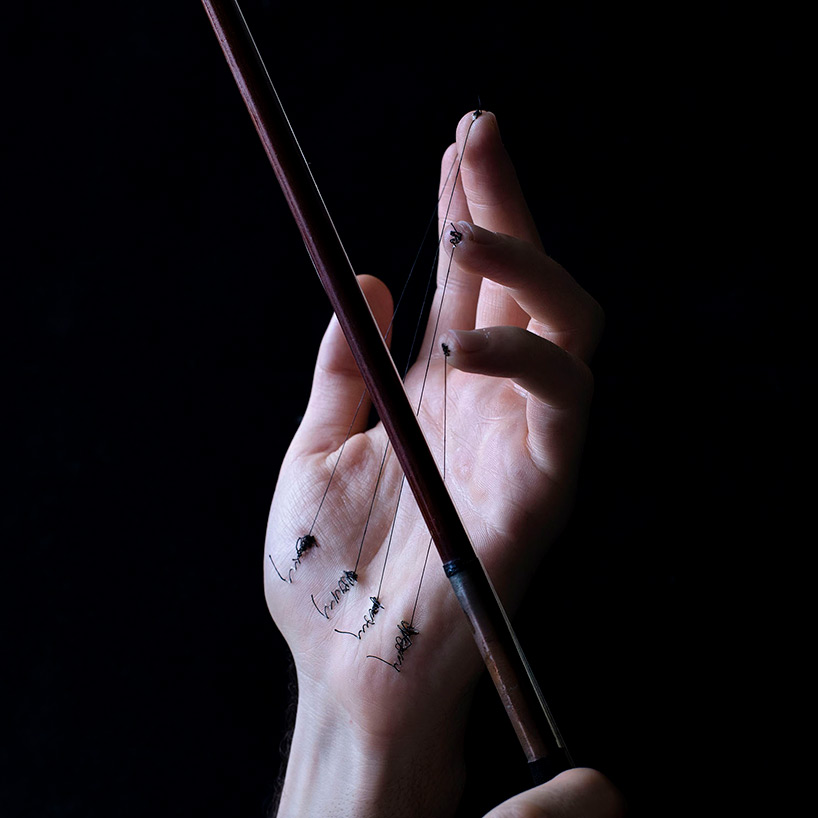 david catá composes a musical track into the palm of his hand