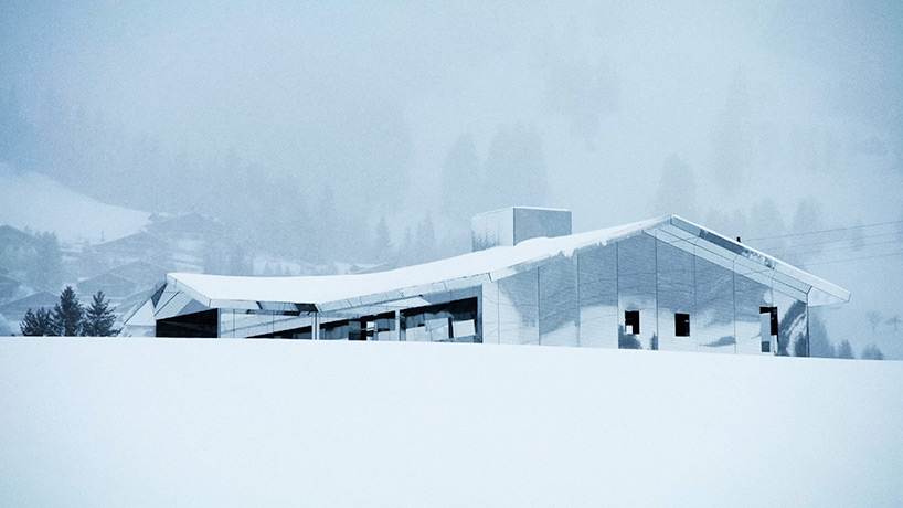 doug aitken reflects on the mirror-clad 'mirage gstaad' in a video journey to the swiss alps