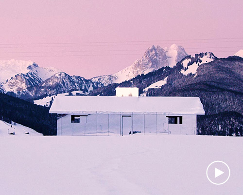 doug aitken reflects on the mirror-clad 'mirage gstaad' in a video journey to the swiss alps