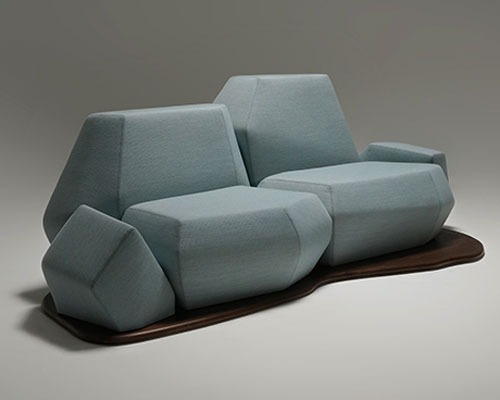 fnji's 'iceberg sofa' uses the power of design to raise awareness of melting ice caps