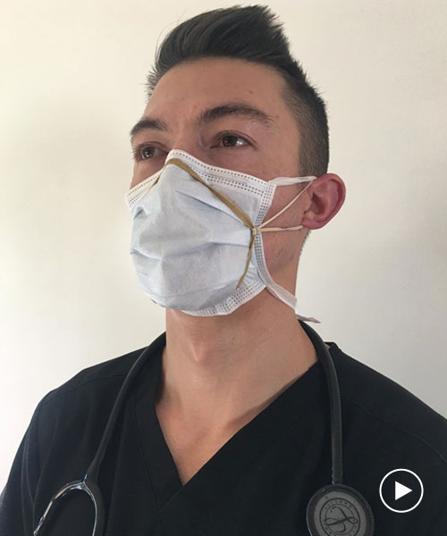 former apple engineer shares a simple DIY fix to seal your surgical mask