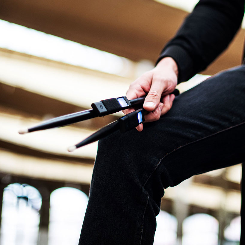 portable and silent 'freedrum' sticks let you play the drums anywhere