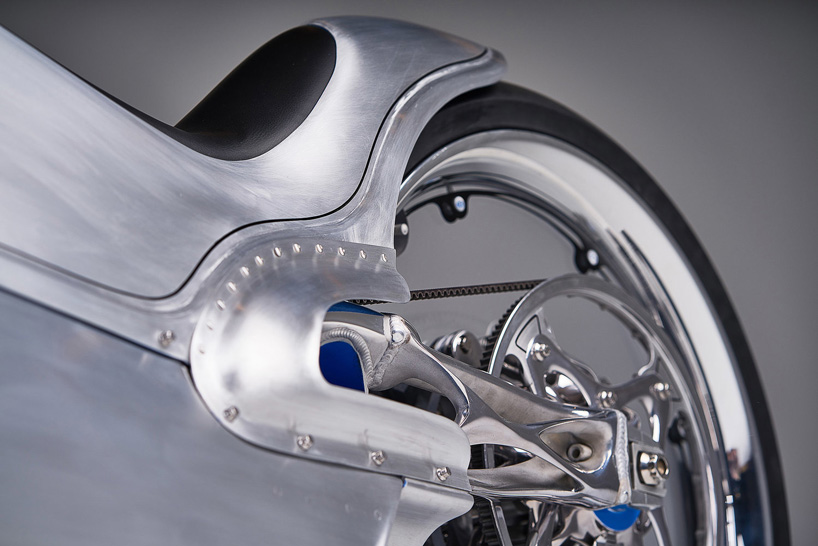 fuller moto builds futuristic 2029 electric motorcycle with 3D-printed titanium parts