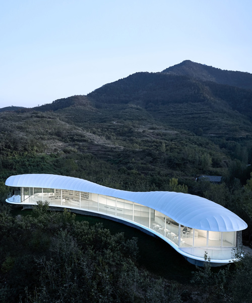 gad · line+ studio conceives jiunvfeng study on mount tai as a 'suspended cloud'