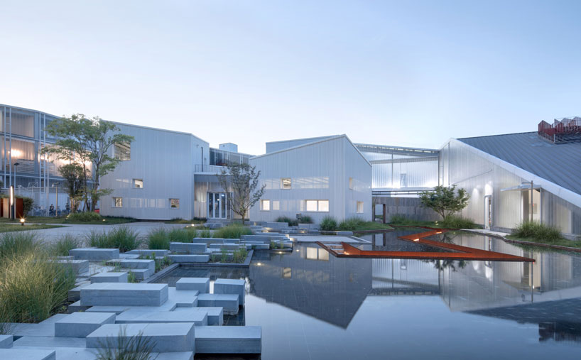 gad · line+ studio completes the riverside 'mountain house' factory in zhejiang, china designboom