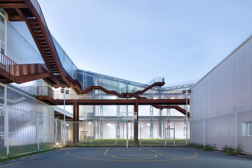 gad · line+ studio completes the riverside 'mountain house' factory in zhejiang, china designboom