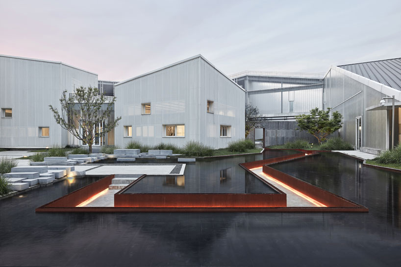 gad · line+ studio completes the riverside 'mountain house' factory in zhejiang, china designboom