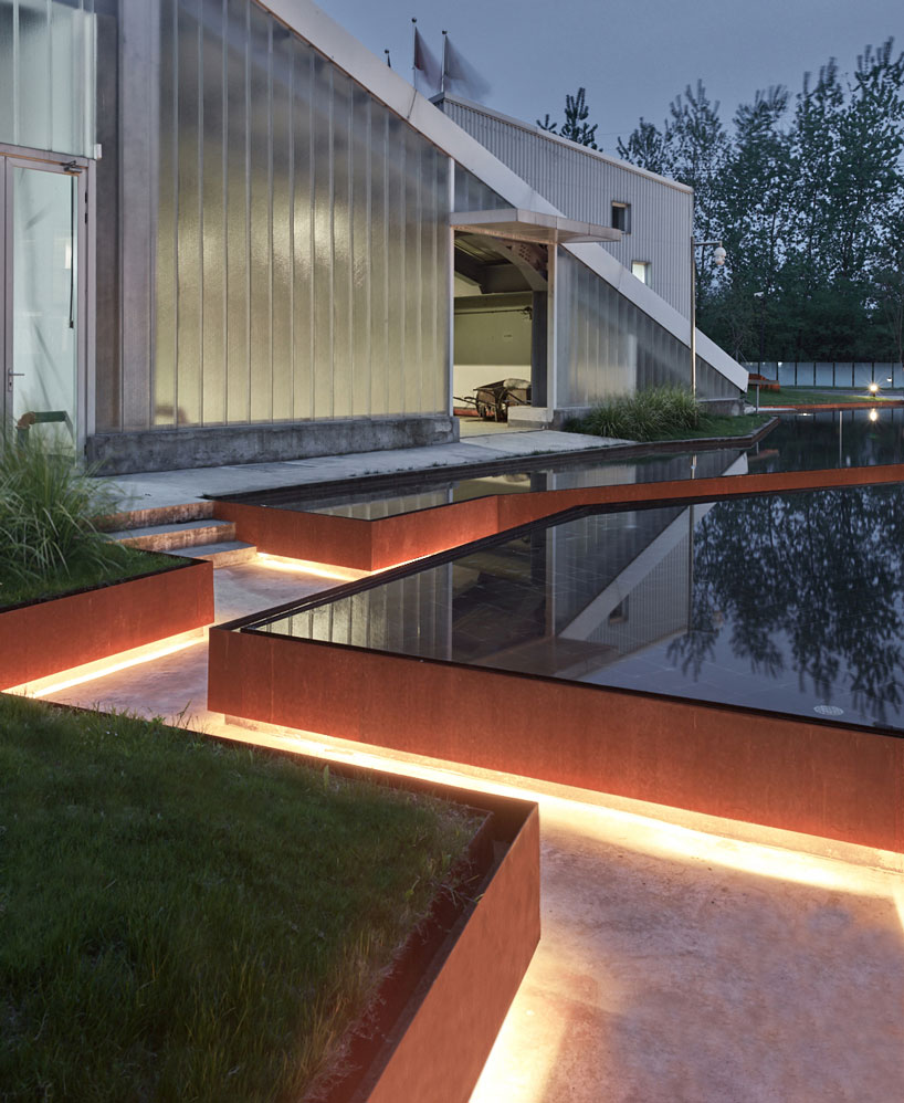 gad · line+ studio completes the riverside 'mountain house' factory in zhejiang, china designboom