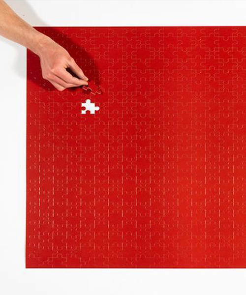 heinz made a ketchup jigsaw puzzle where every piece looks the same
