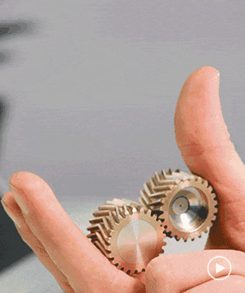 relieve stress with 'helico', the world’s first helical gear fidget toy by metmo