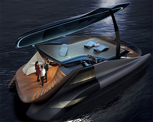 icona lifts the lid off its electric fibonacci catamaran concept