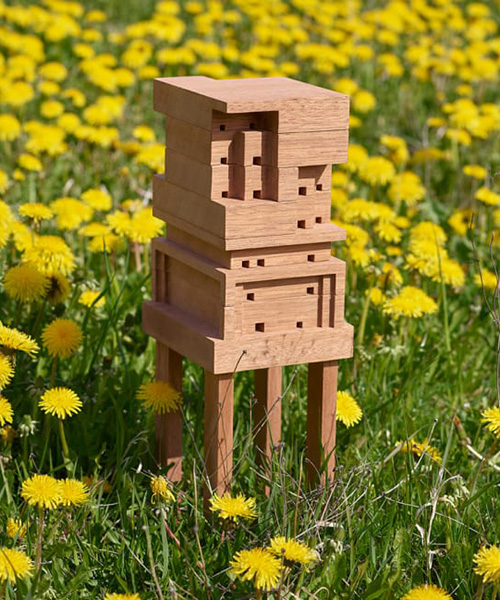 design your own bee house with IKEA's bee home open-source project