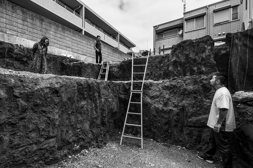 Kiyoaki Takeda's wooden house with five retaining walls in Tokyo connects nature with the artifact