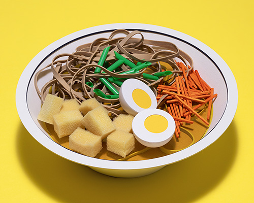 kyle bean crafts mouth-watering mixed media meals during lockdown