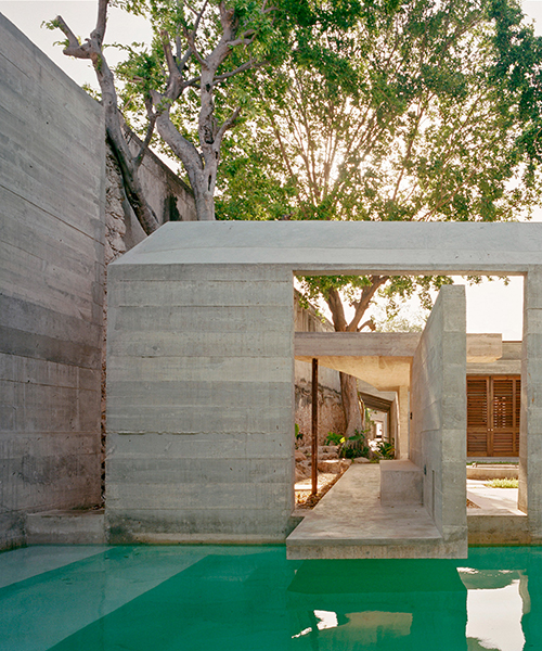 ludwig godefroy's casa mérida is a concrete, mayan-inspired hideaway