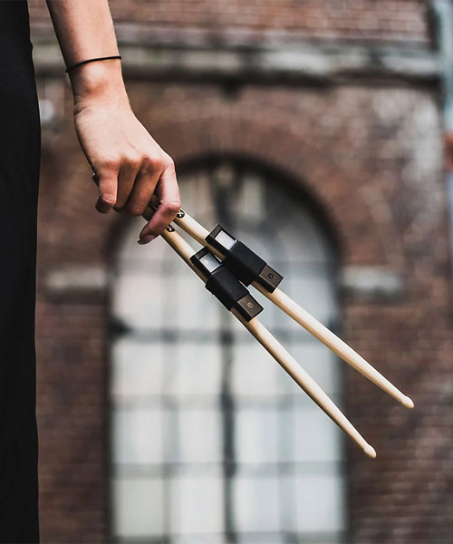 portable and silent 'freedrum' sticks let you play the drums anytime, anyplace