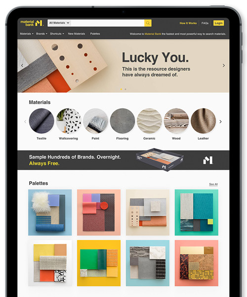material bank helps architects + designers push projects forward during unprecedented times