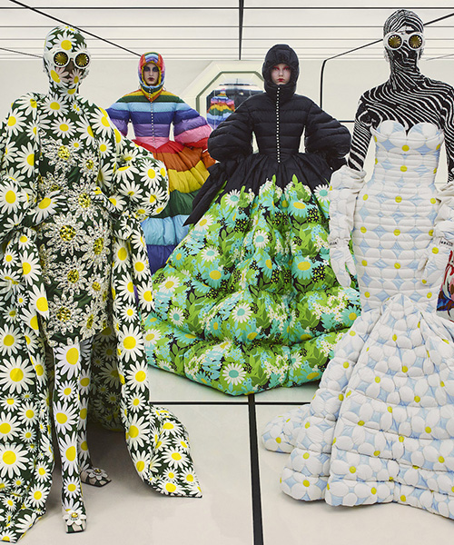 richard quinn visits the retro-futurism of the sixties in moncler genius collection