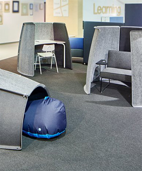 petteri hakkinen's 'nook' is a versatile partition tool for learning environments