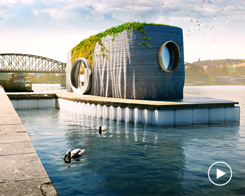 3D-printed floating house will be built in 48 hours in czech republic
