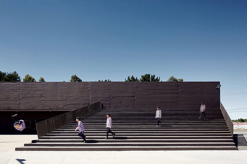 smiljan radic designs flexible community space to revitalize a neighborhood in chile