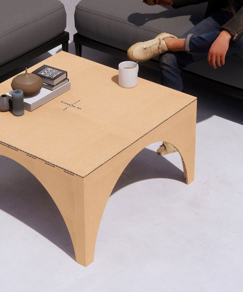 SODO - SOPA designs furniture set made entirely from upcycled cardboard
