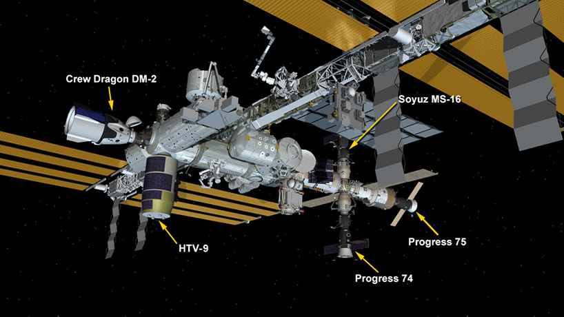 watch live: SpaceX + NASA astronauts successfully dock at the international space station