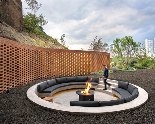 studio 91's 'casa canto' in mexico features circular garden conversation pit