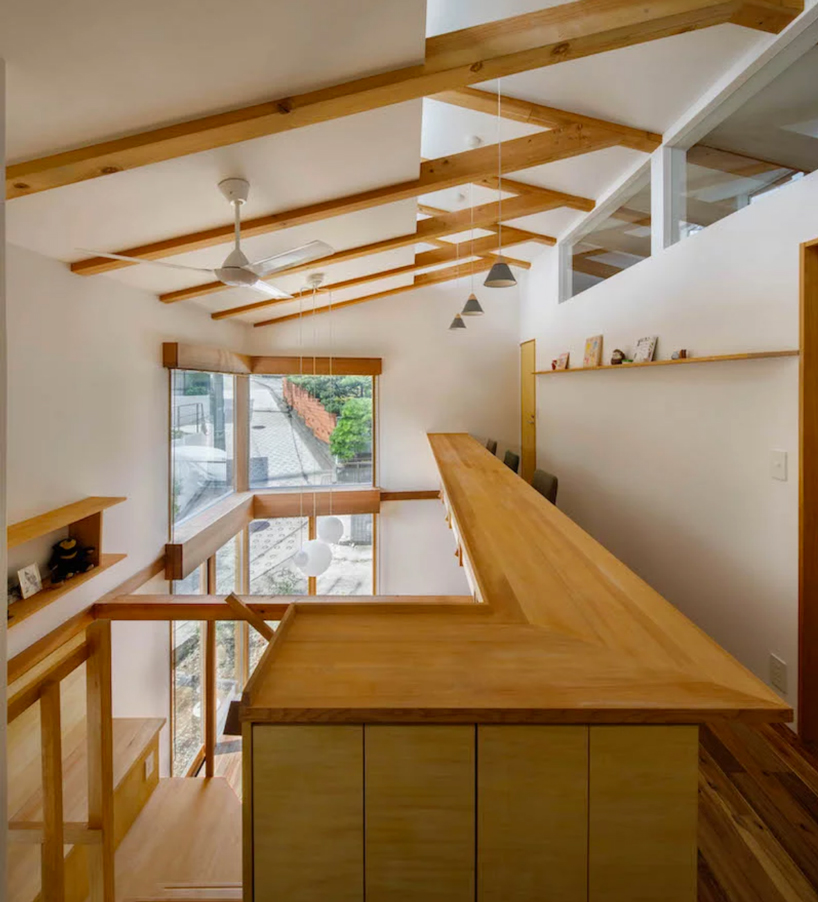 studio tawaraya connects wooden 'house in tanmachi' with its surroundings in japan