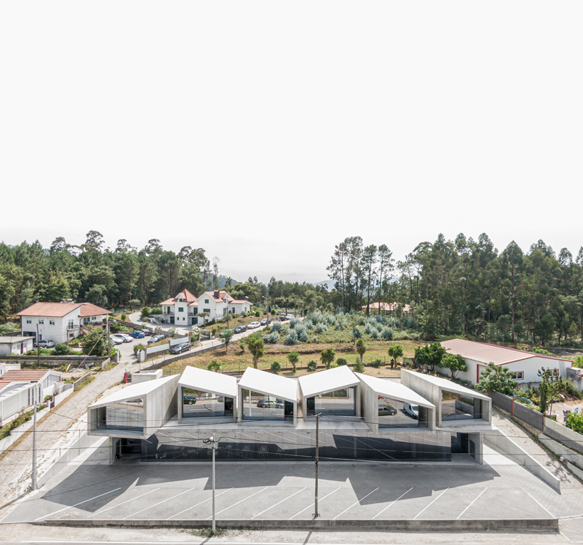 summary completes prefab collective housing building 'vale de cambra' in portugal