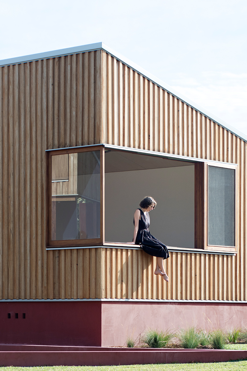 TRIAS conceives 'three piece house' as a collection of pavilions in timber and brick