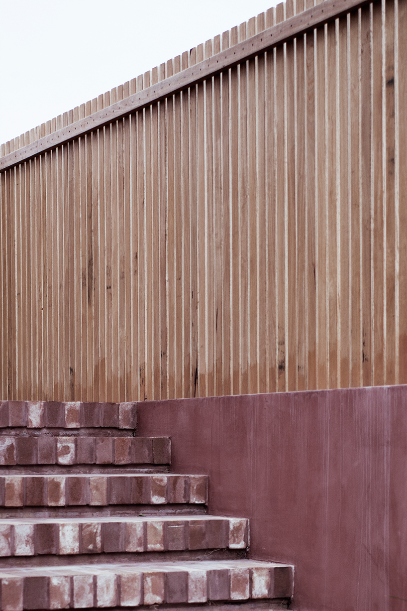 TRIAS conceives 'three piece house' as a collection of pavilions in timber and brick