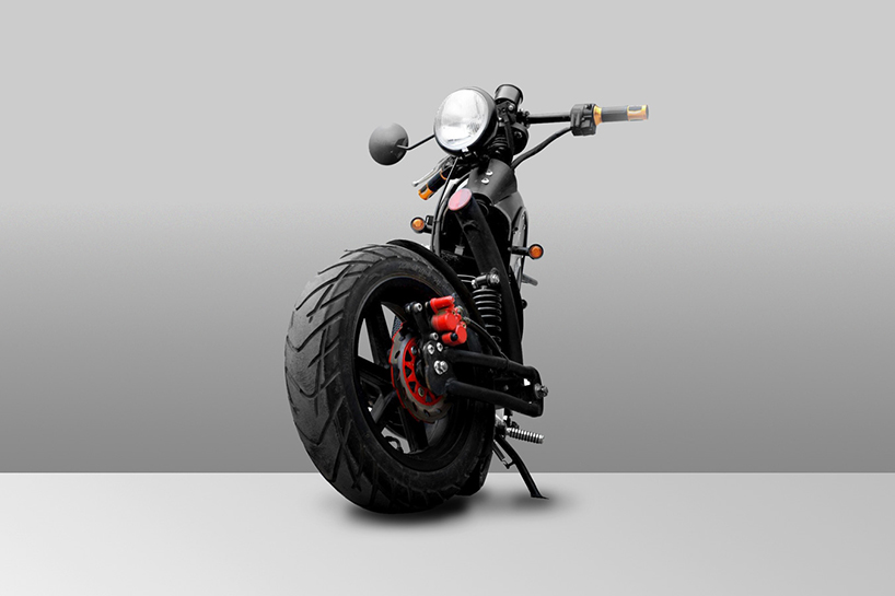 monolithic urbet ego electric moped is designed for urban mobility