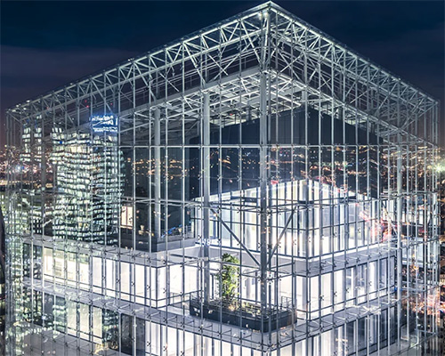 valode & pistre design sky-high sculptural tower within la défense district in paris