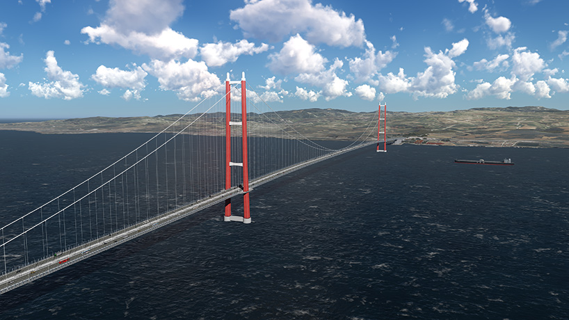 1915çanakkale bridge in turkey will be the world's longest span suspension bridge