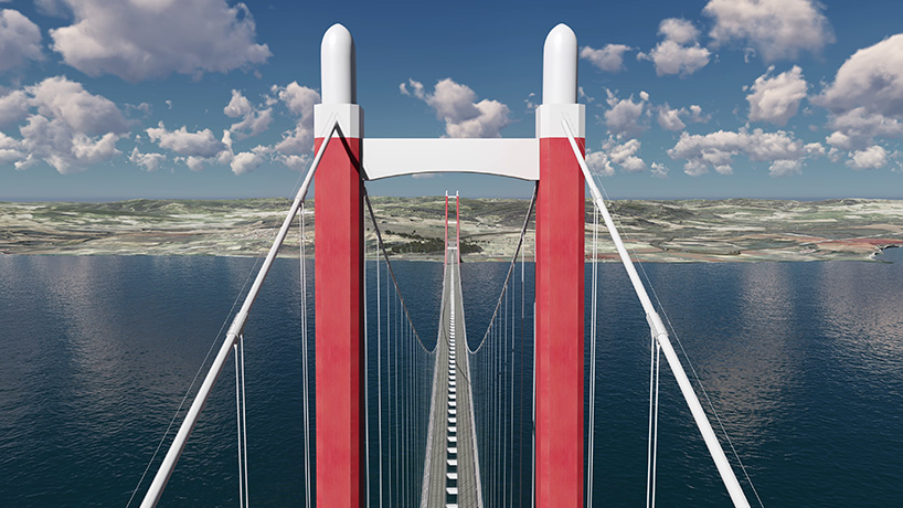 1915çanakkale bridge in turkey will be the world's longest span suspension bridge