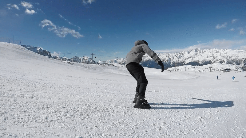 turn your shoes into skis with snowfeet, a combination of skis and skates