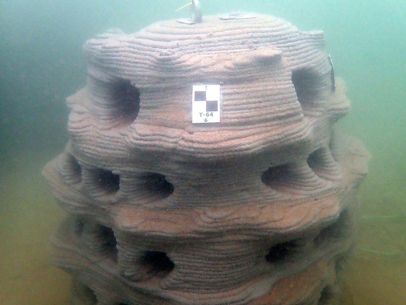 3D-printed artificial reefs immersed in european bays as part of 3Dpare project