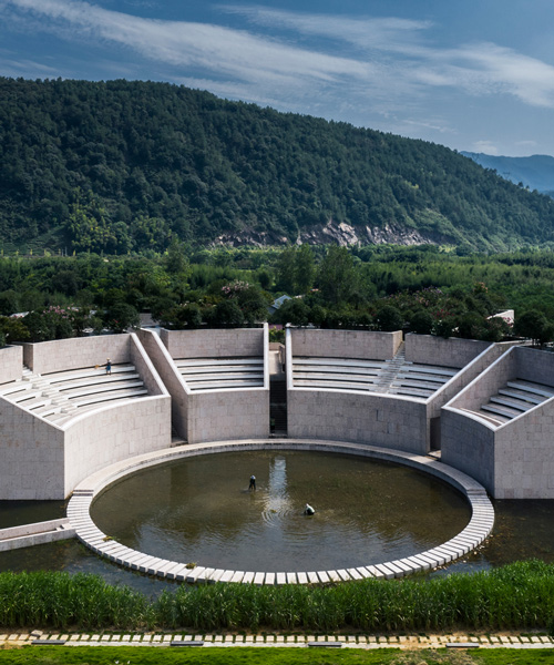 DnA reprograms water conservancy center in china with covered bridges and micro dams