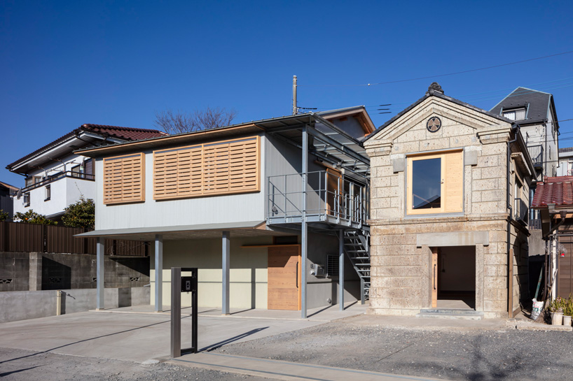 araki + sasaki architects combines three volumes into one residential complex in asaka, japan