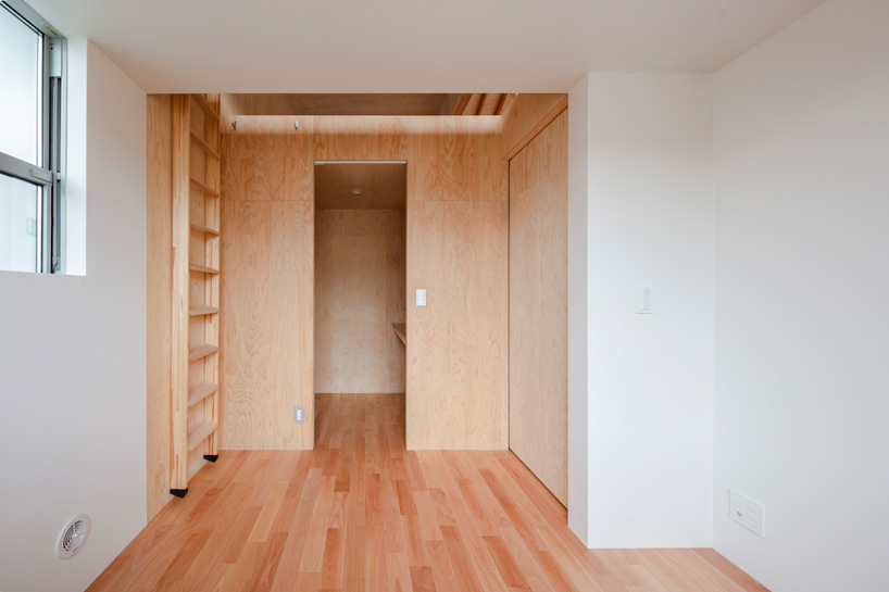 araki + sasaki architects combines three volumes into one residential complex in asaka, japan